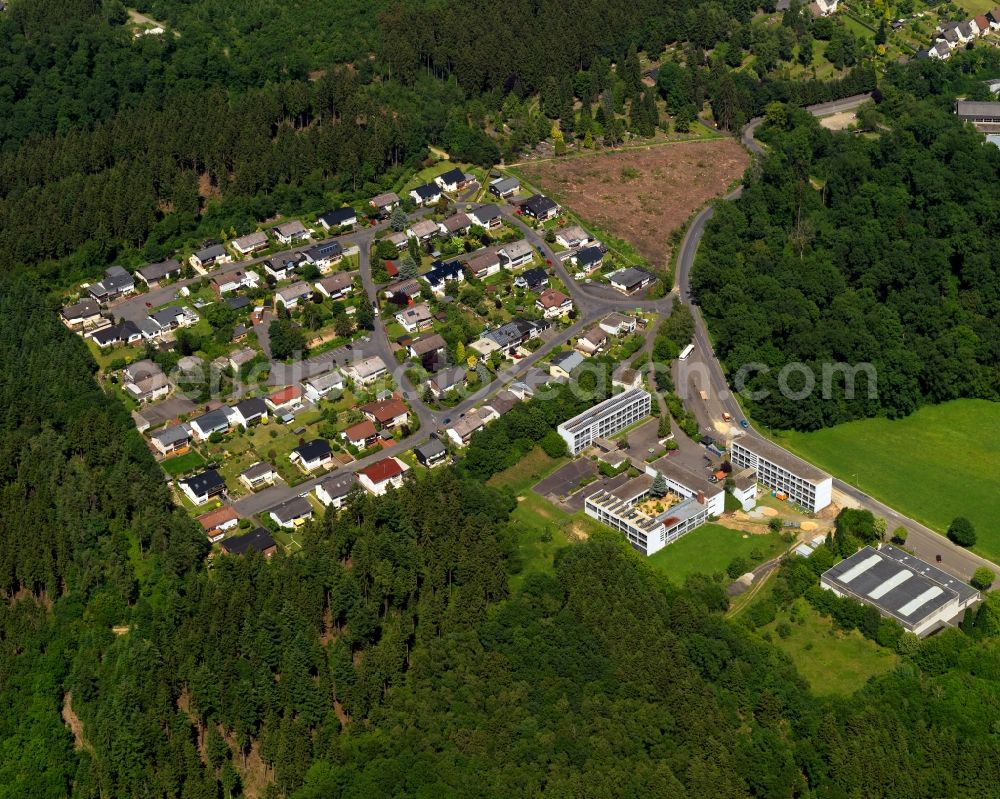 Wissen Alserberg from above - City view of the district Alserberg in Wissen in Rhineland-Palatinate