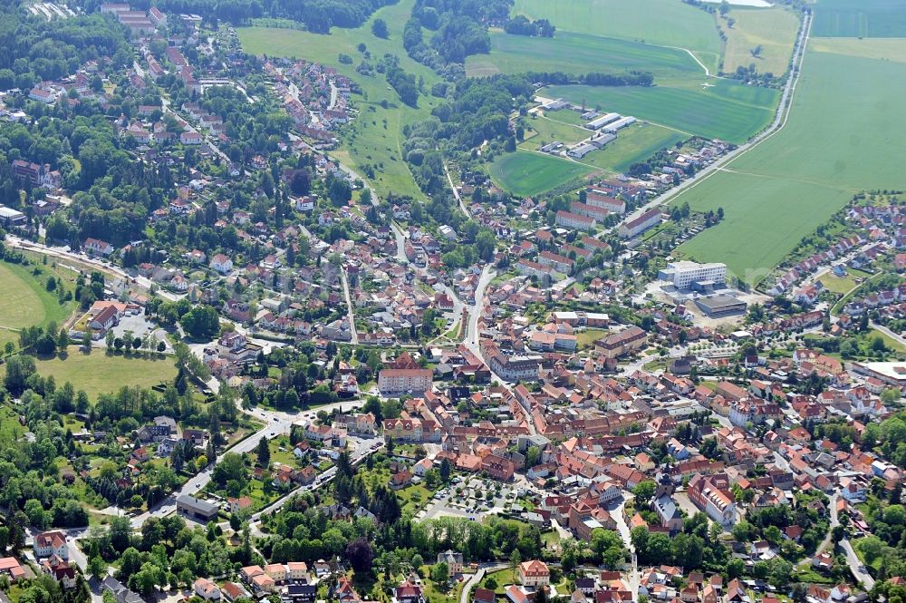 Aerial photograph Bad Berka - View over the city of Bad Berka in the state of Thuringia