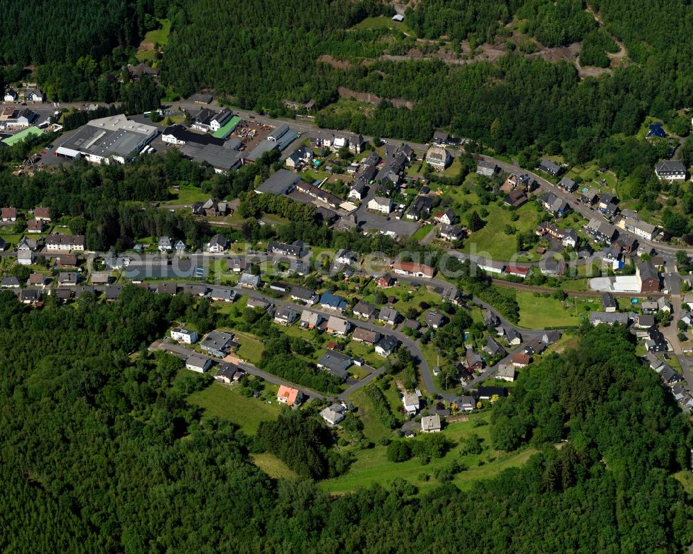 Aerial photograph Daaden - View of the borough Biersdorf in Daaden in Rhineland-Palatinate