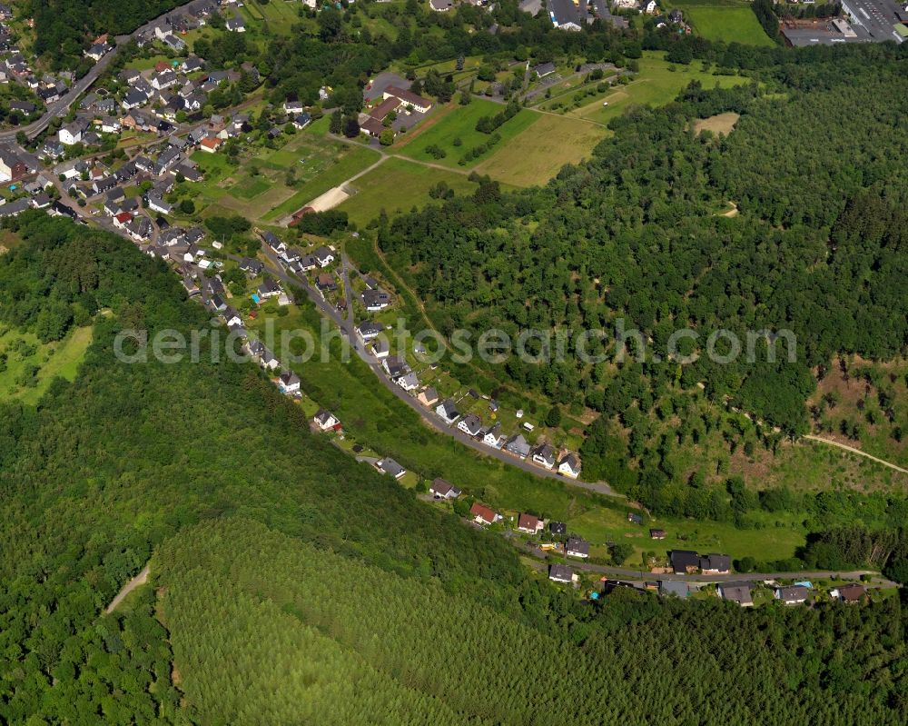 Aerial photograph Daaden - View of the borough Biersdorf in Daaden in Rhineland-Palatinate