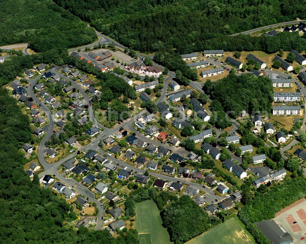 Aerial photograph Cochem OT Brauheck - Partial view of the district town of Cochem Brauheck in Rhineland-Palatinate