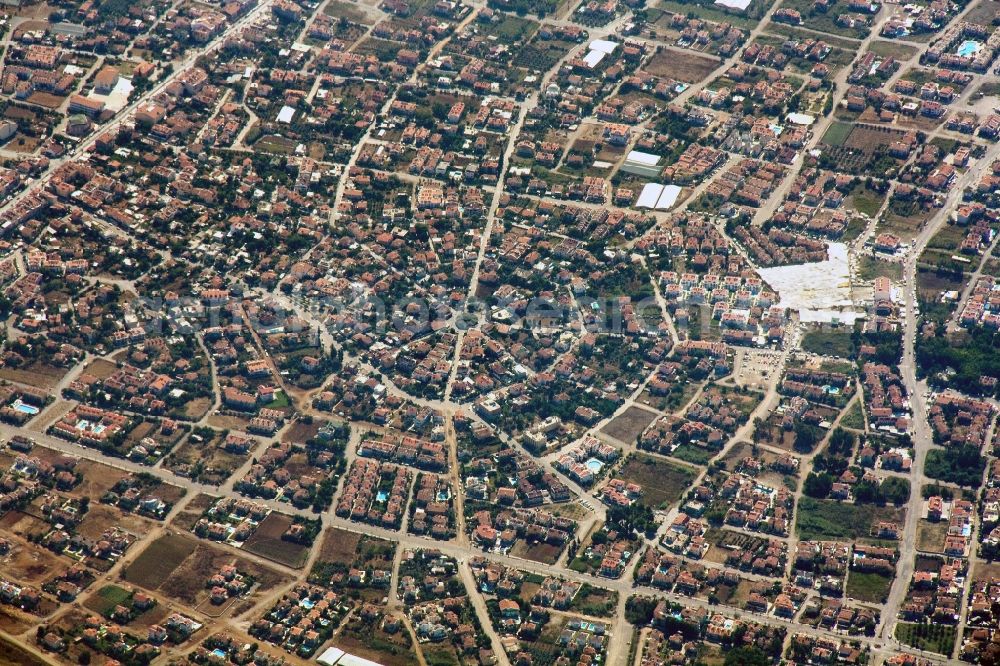 Aerial photograph Fethiye - Partial view of Fethiye town in the province of Mugla in Turkey