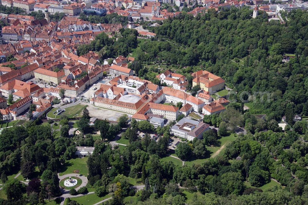 Graz from above - Cityscape of Graz in Styria in Austria