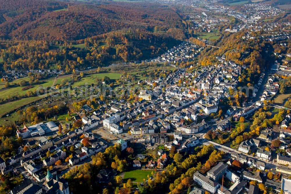 Aerial photograph Arnsberg - View of the town centre of Arnsberg in the state of North Rhine-Westphalia