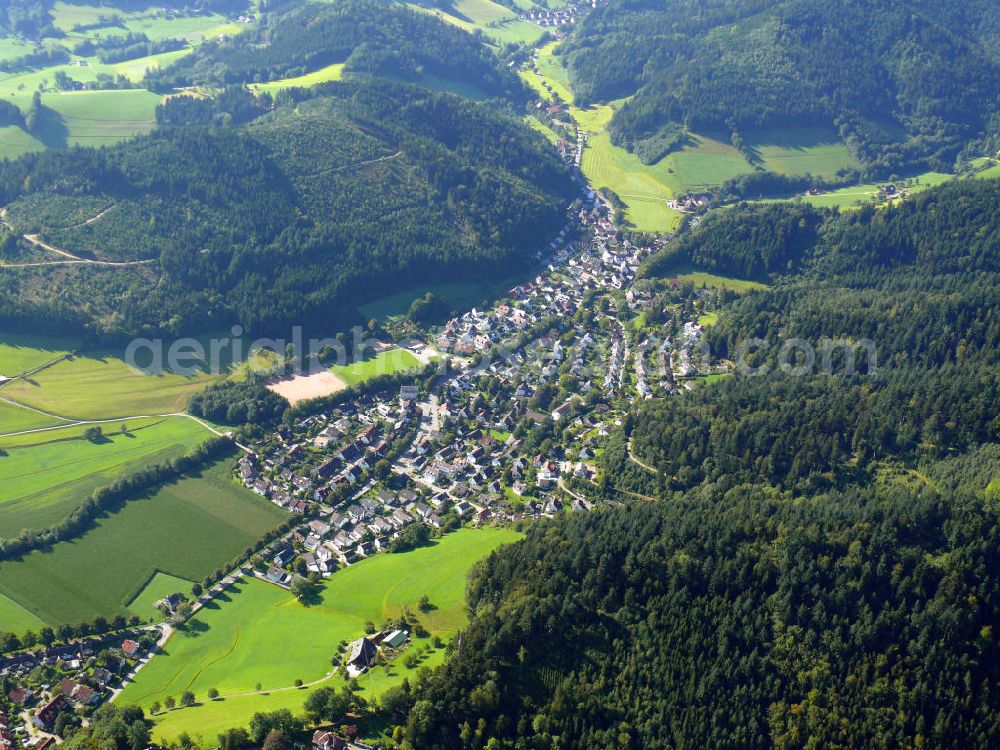 Aerial photograph Freiburg im Breisgau - Stadtteilansicht von Kappel, geprägt durch Mehrfamilienhäuser, in Freiburg, Baden-Württemberg. Cityscape of the district Kappel, characterized by blocks of flats, in Freiburg, Baden-Wuerttemberg.