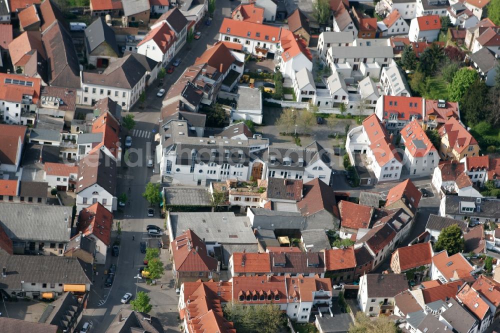 Aerial photograph Mainz - Partial view of the city of Mainz Hechtsheim in Rhineland-Palatinate