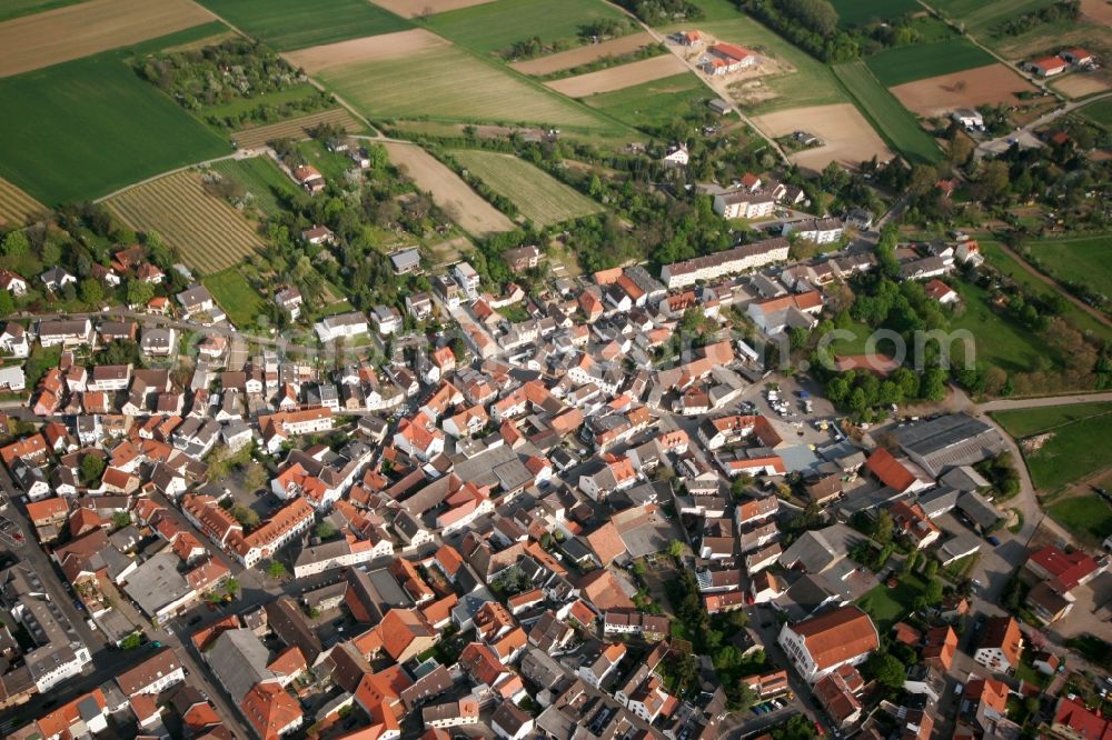 Aerial image Mainz - Partial view of the city of Mainz Hechtsheim in Rhineland-Palatinate