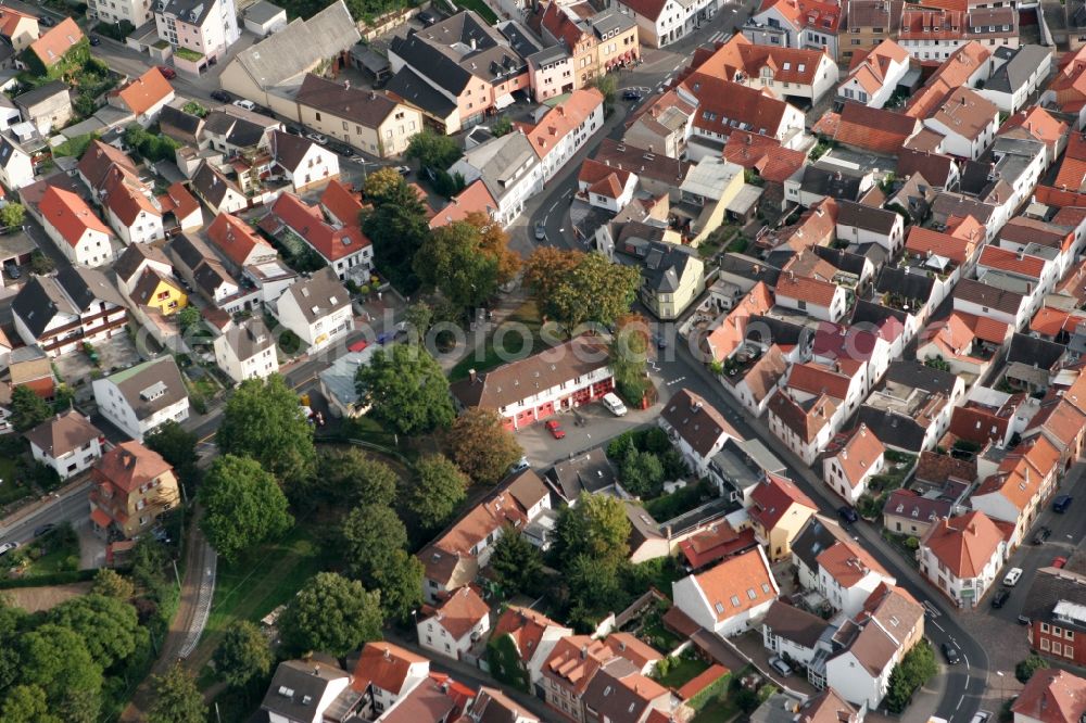 Aerial image Mainz - Partial view of the city of Mainz Hechtsheim in Rhineland-Palatinate