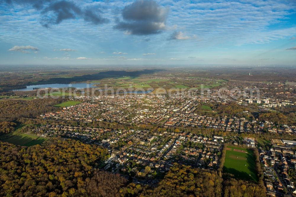 Dinslaken from above - View of the North of Dinslaken in the state of North Rhine-Westphalia