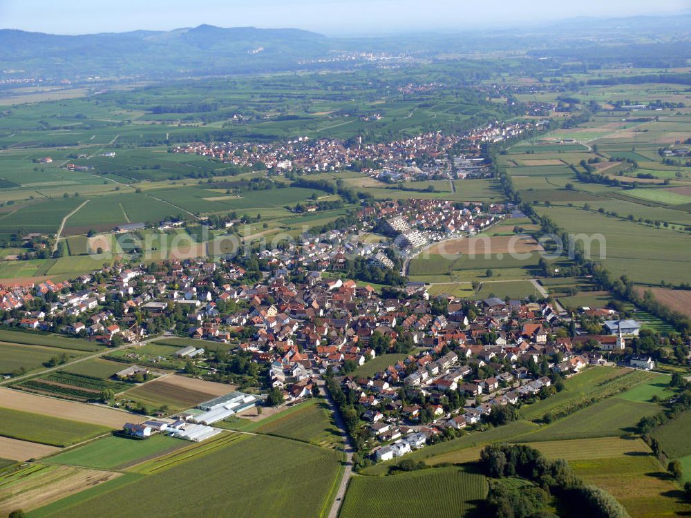 Freiburg im Breisgau from the bird's eye view: 