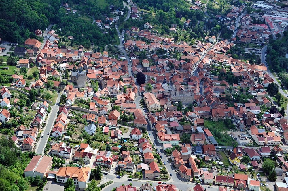 Aerial photograph Treffurt - Cityscape of Treffurt in Thuringia