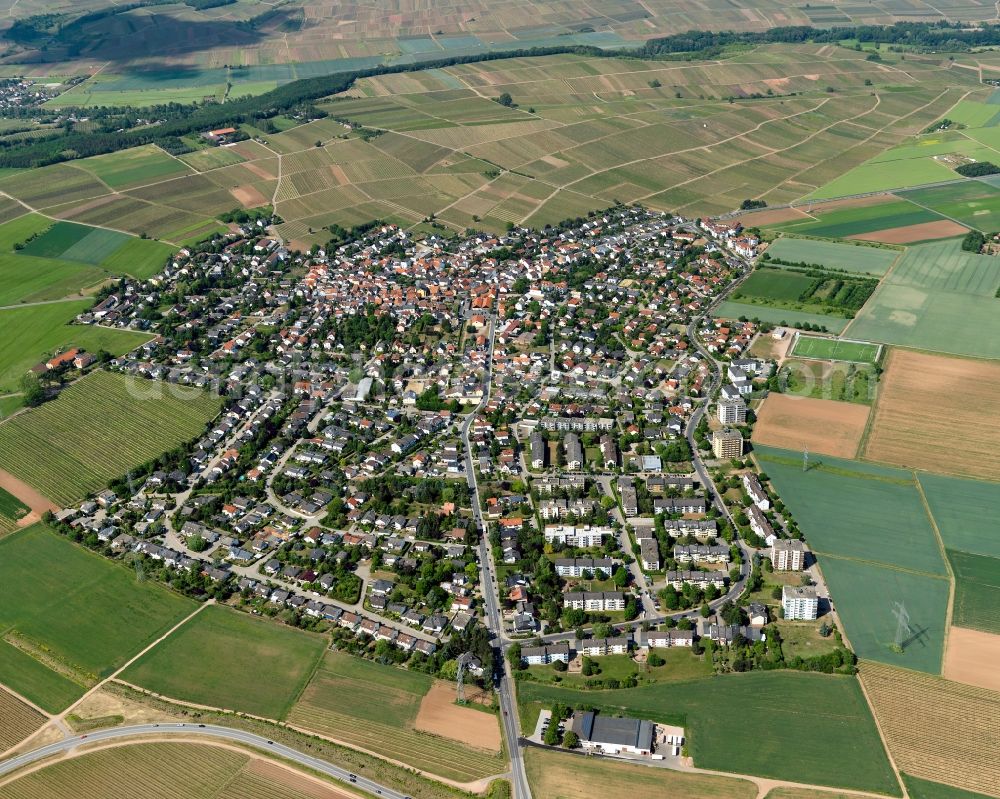 Aerial image Bad Kreuznach Winzenheim - District view of Winzenheim in Bad Kreuznach in the state Rhineland-Palatinate