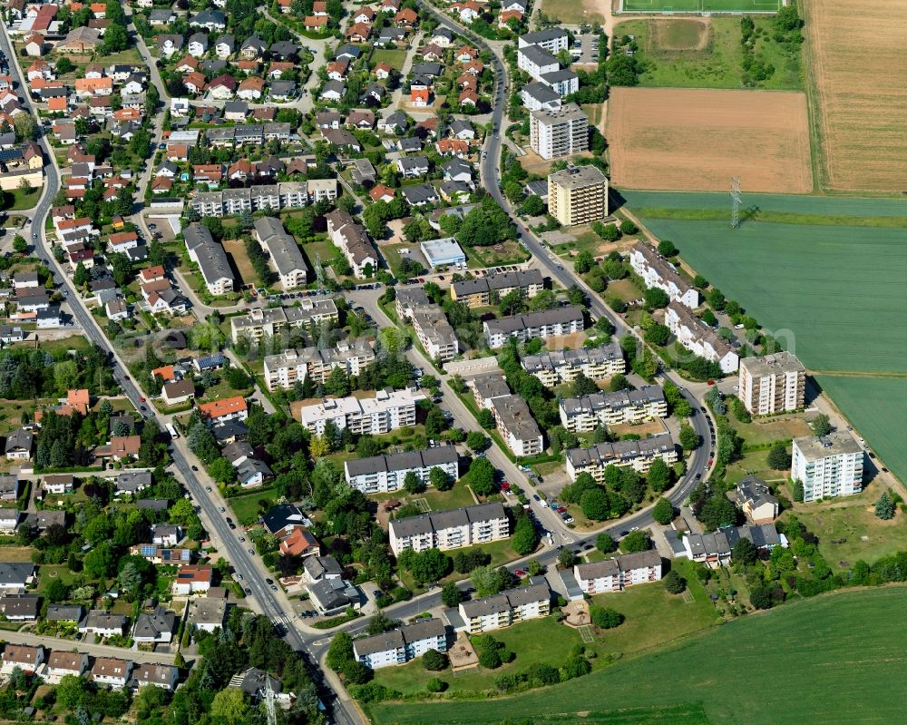 Aerial photograph Bad Kreuznach Winzenheim - District view of Winzenheim in Bad Kreuznach in the state Rhineland-Palatinate