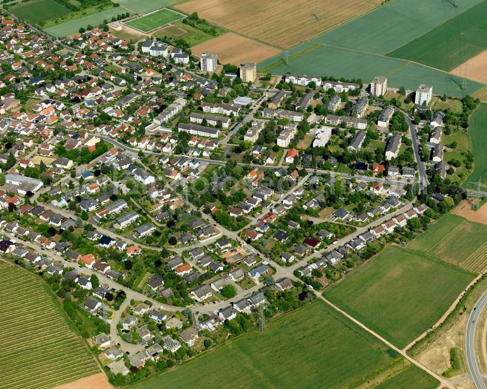 Bad Kreuznach Winzenheim from above - District view of Winzenheim in Bad Kreuznach in the state Rhineland-Palatinate