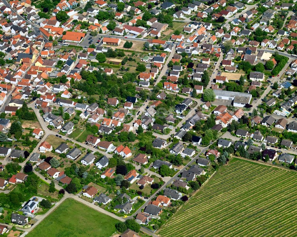 Aerial image Bad Kreuznach Winzenheim - District view of Winzenheim in Bad Kreuznach in the state Rhineland-Palatinate