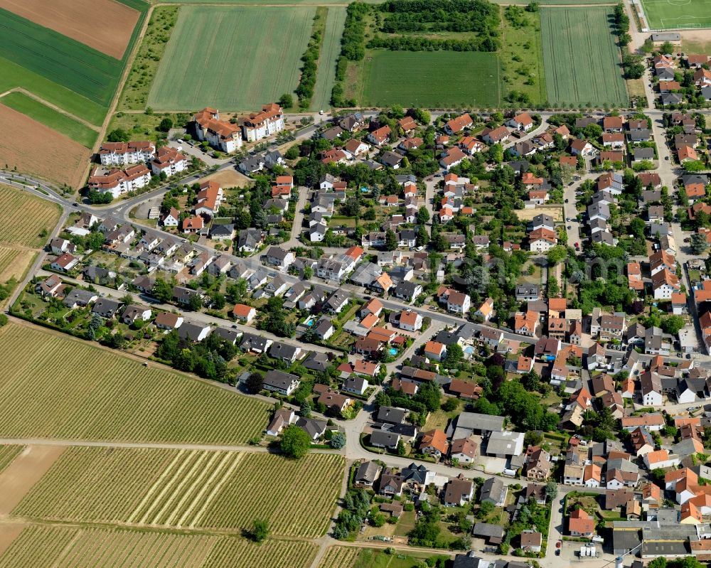 Aerial photograph Bad Kreuznach Winzenheim - District view of Winzenheim in Bad Kreuznach in the state Rhineland-Palatinate