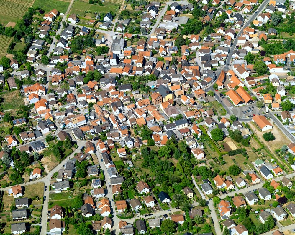 Bad Kreuznach Winzenheim from above - District view of Winzenheim in Bad Kreuznach in the state Rhineland-Palatinate