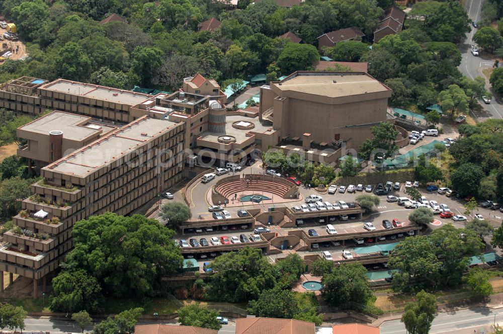 Aerial photograph Nelspruit - Blick auf die Stadtverwaltung Nelspruit an der Nel St.. View of the town coucil offices Nelspruit.