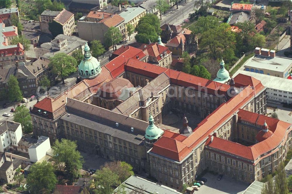 POTSDAM / BRANDENBURG from above - Stadtverwaltung Potsdam an der Jägerstraße in Potsdam. 1995