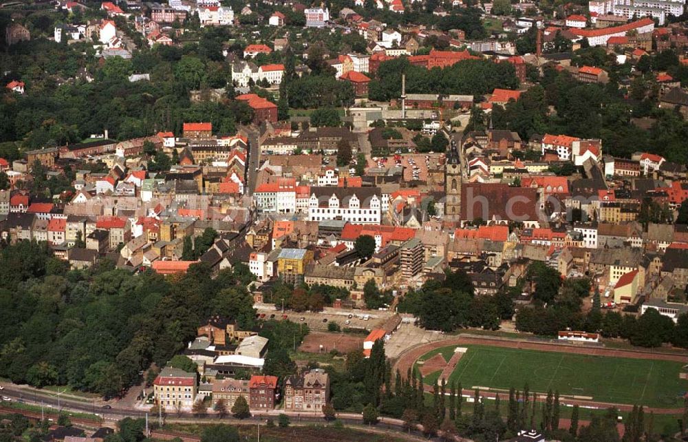 Aerial image Wittenberg / Brandenburg - Stadtzentrum