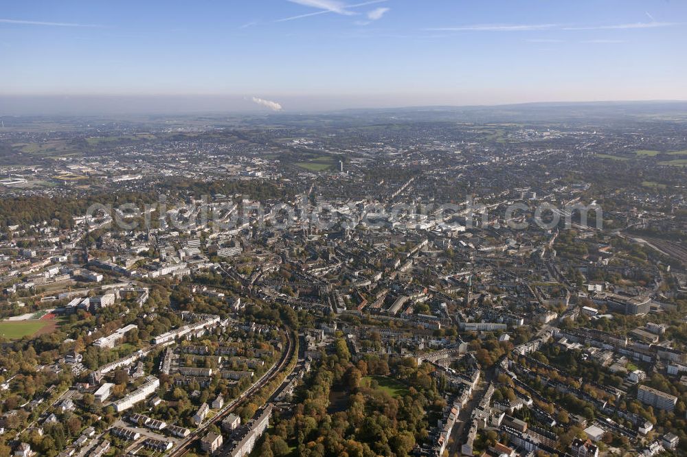 Aerial photograph Aachen - The inner city of Aachen. The city centre is decorated with the UNESCO World Heritage Site