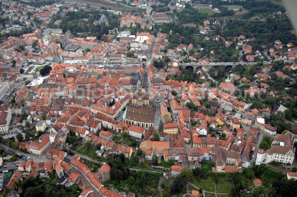 Bautzen from above - Stadtzentrum von Bautzen