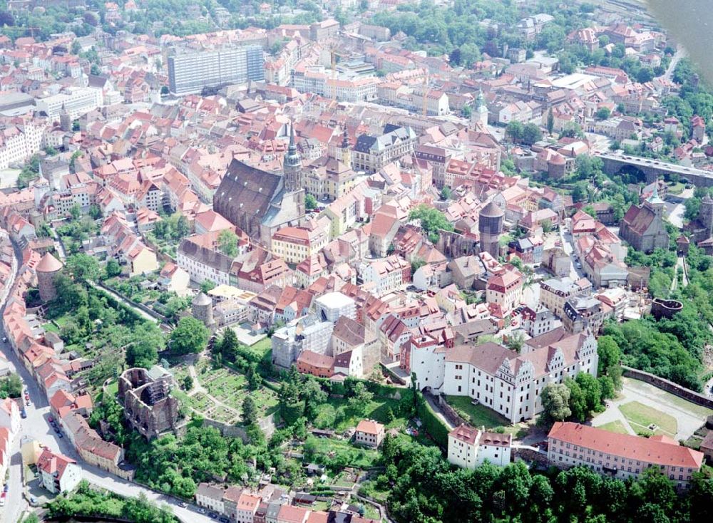 Bautzen / Sachsen from above - Stadtzentrum in Bautzen / Sachs.