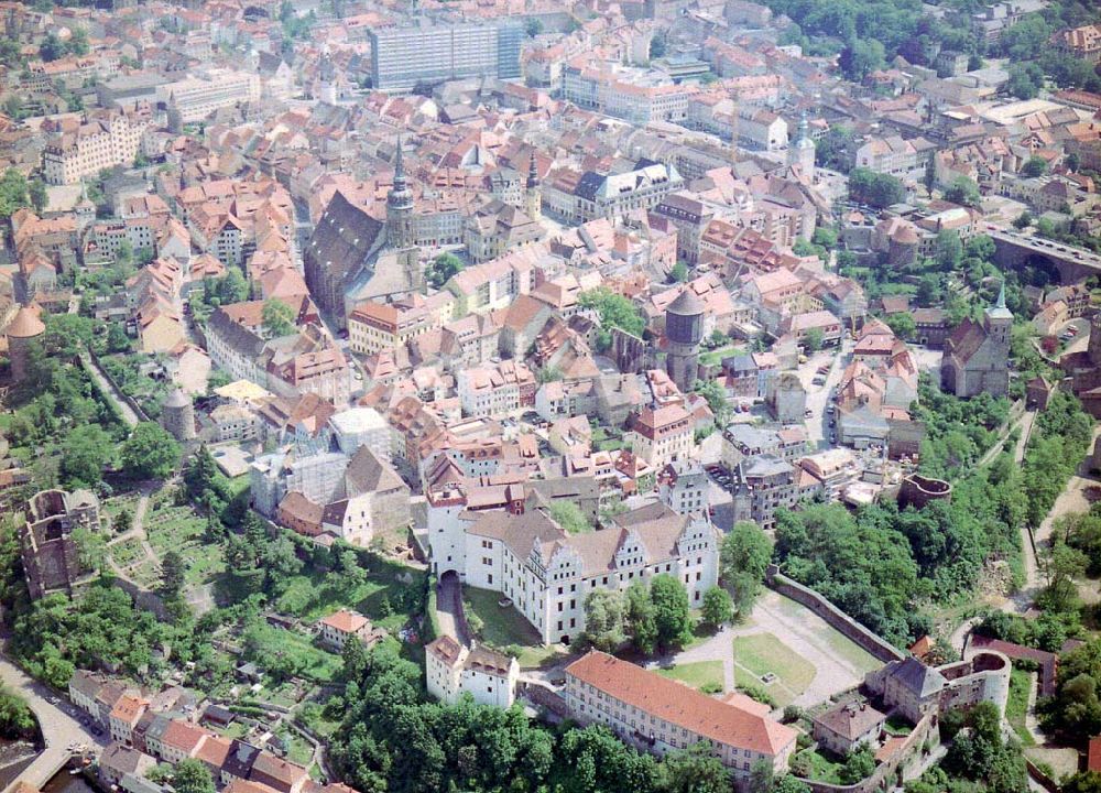 Bautzen / Sachsen from the bird's eye view: Stadtzentrum in Bautzen / Sachs.