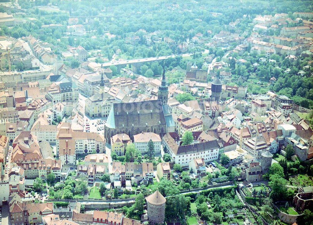 Bautzen / Sachsen from above - Stadtzentrum in Bautzen / Sachs.