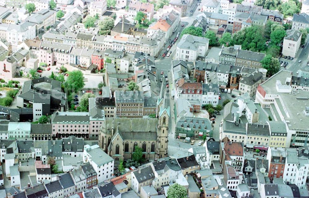 Bayreuth / Bayern from the bird's eye view: Stadtzentrum Bayreuth.