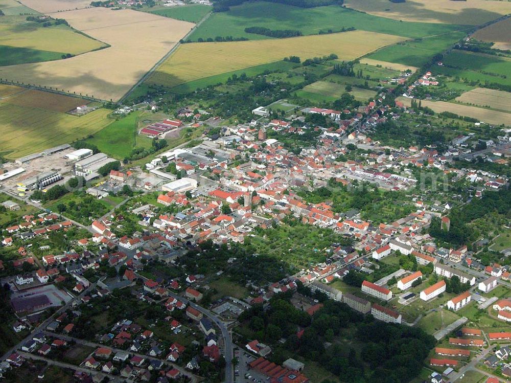 Bismark / Sachsen-Anhalt from the bird's eye view: Stadtzentrum von Bismark in Sachsen-Anhalt