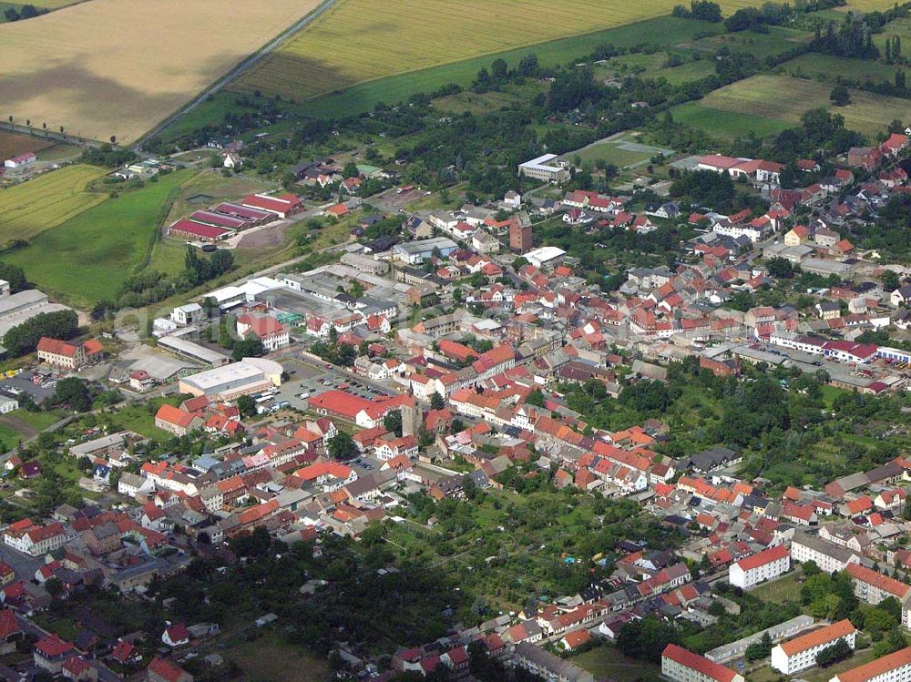 Aerial image Bismark / Sachsen-Anhalt - Stadtzentrum von Bismark in Sachsen-Anhalt