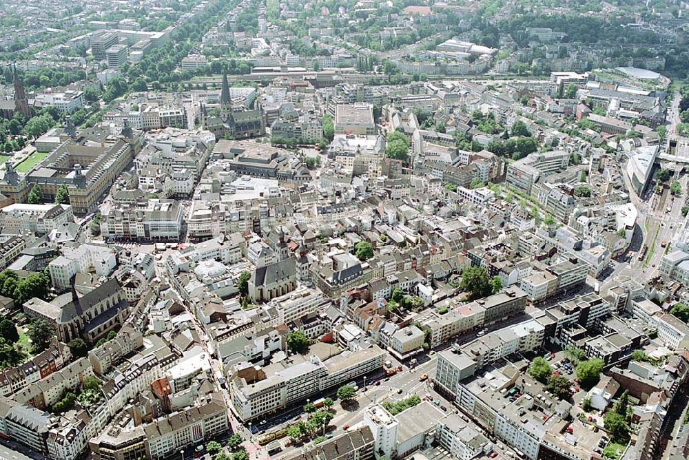 Aerial image Bonn - Stadtzentrum von Bonn. Datum: 26.05.03