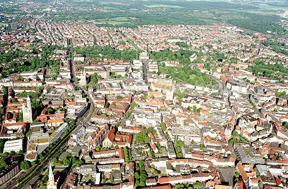 Aerial photograph Braunschweig/ Niedersachsen - 