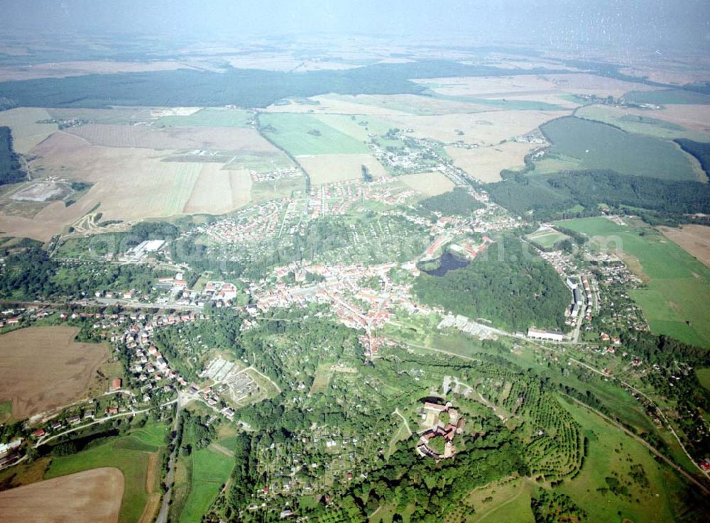 Burg Stargard ( Mecklenburg-Vorpommern ) from the bird's eye view: Stadtzentrum Burg Stargard in Mecklenburg - Vorpommern.