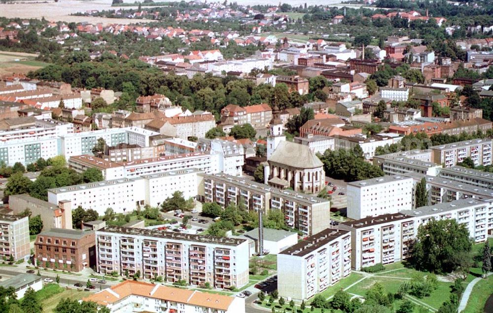 Forst / BRB from above - Stadtzentrum Forst