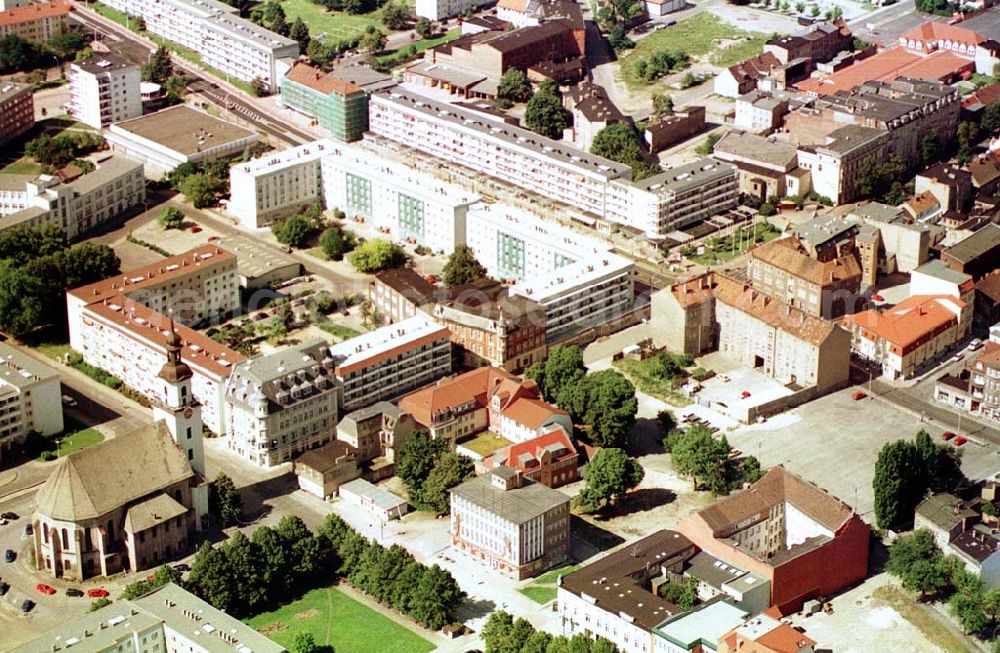 Aerial photograph Forst / BRB - Stadtzentrum Forst