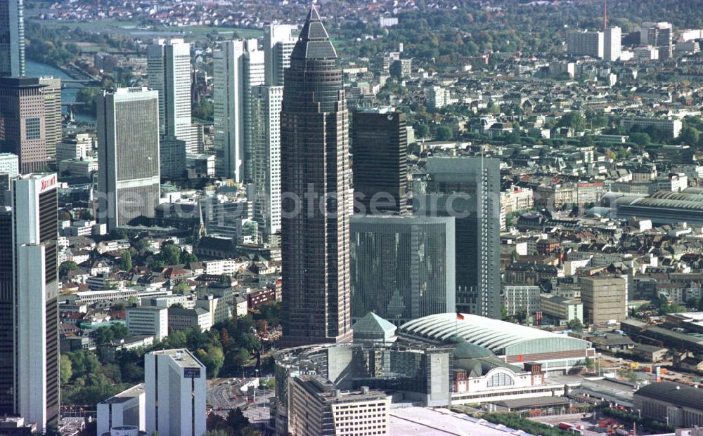 Frankfurt am Main from above - Stadtzentrum Frankfurt / Main