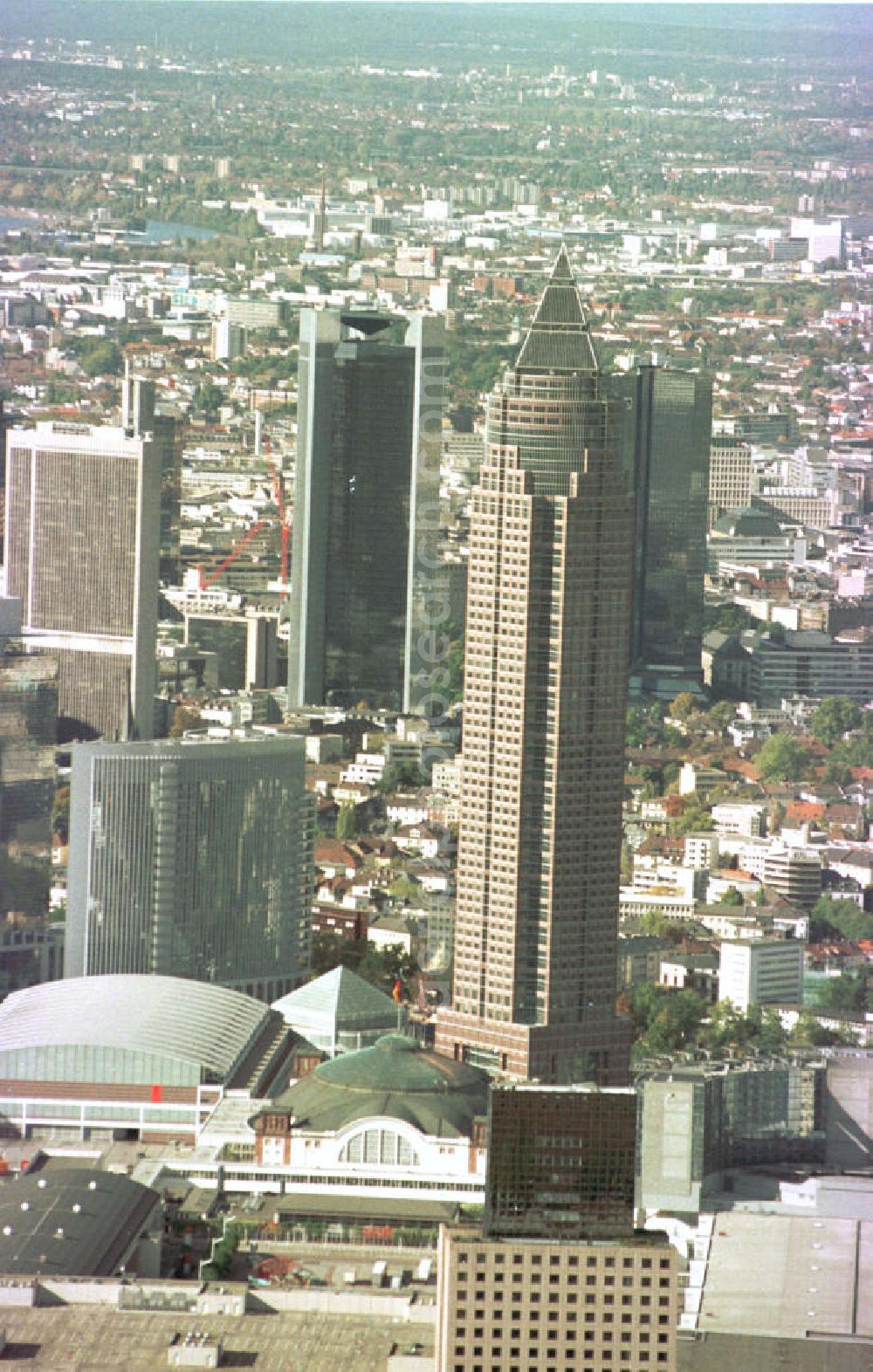 Aerial image Frankfurt am Main - Stadtzentrum Frankfurt / Main