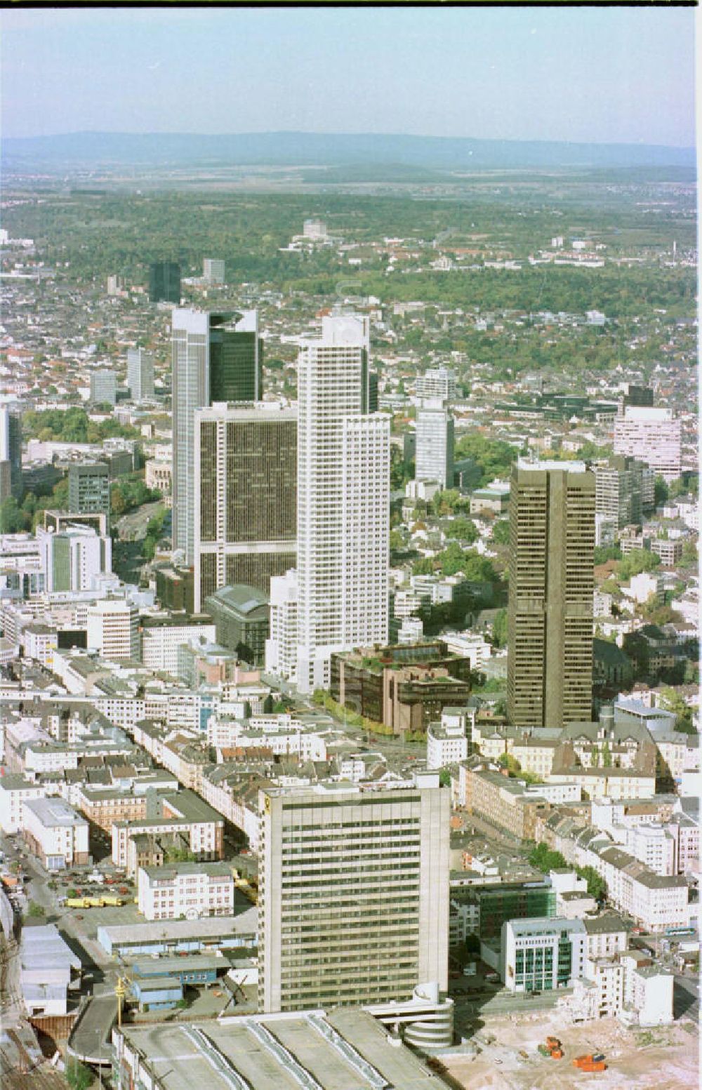 Aerial photograph Frankfurt am Main - Stadtzentrum Frankfurt / Main