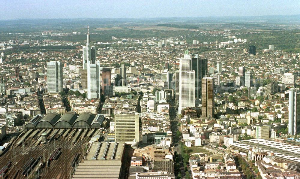 Aerial image Frankfurt am Main - Stadtzentrum Frankfurt / Main