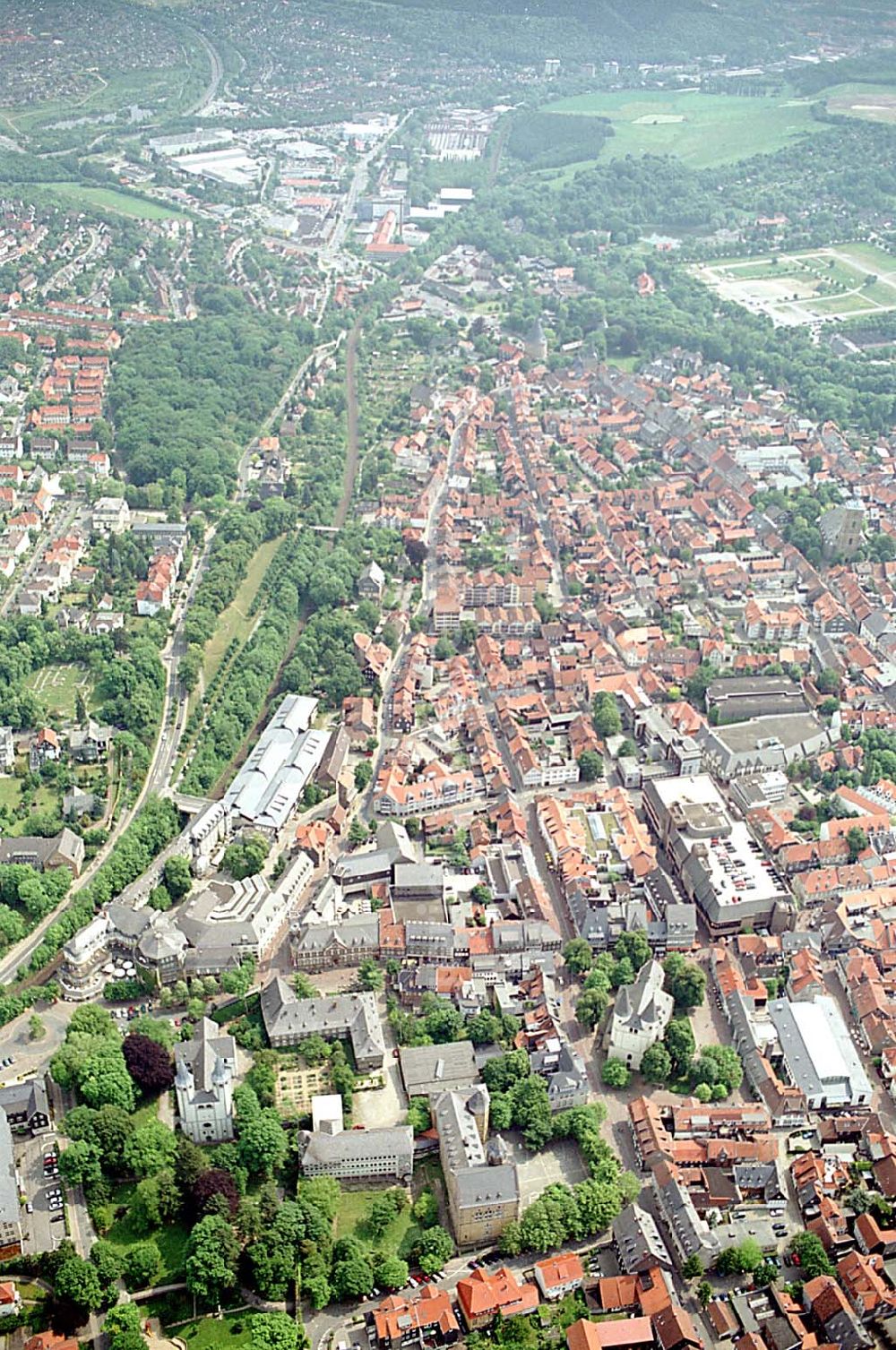 Aerial image Goslar/ Niedersachsen - 