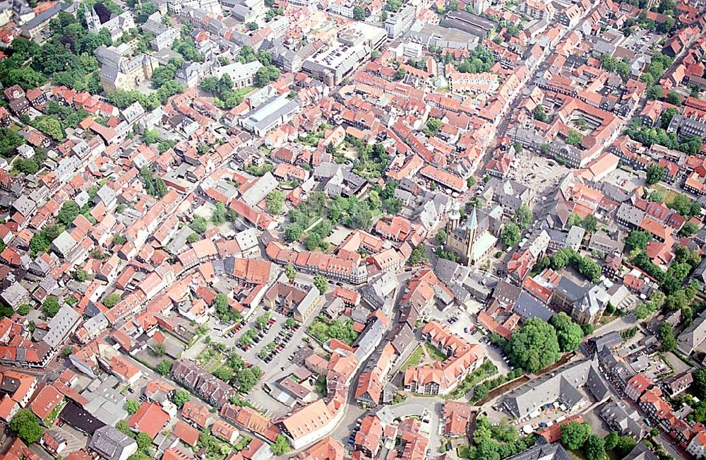 Goslar/ Niedersachsen from above - 