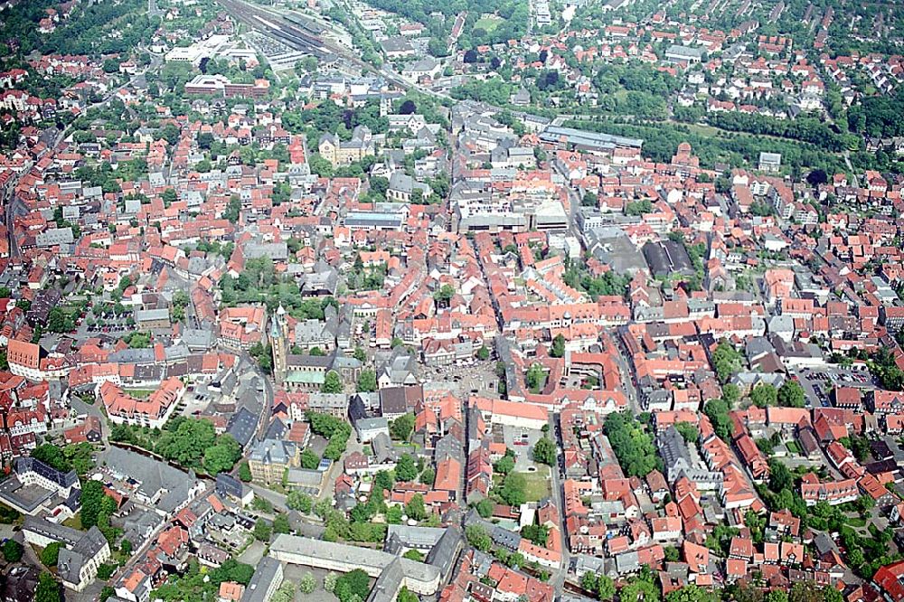 Aerial image Goslar/ Niedersachsen - 