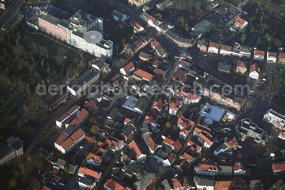 Aerial photograph Ibbenbüren - 09.12.2004 Ibbenbüren, Blick auf das Klinikum Ibbenbüren. Klinikum Ibbenbüren gGmbH, Medizin - Pflege - Seelsorge, Große Straße 41, 49477 Ibbenbüren, Postfach 1261, 49462 Ibbenbüren, Tel. 05451 / 52-0, Fax 05451 / 52-5051, E-Mail: info@klinikum-ibbenbueren.de, R.Rosing