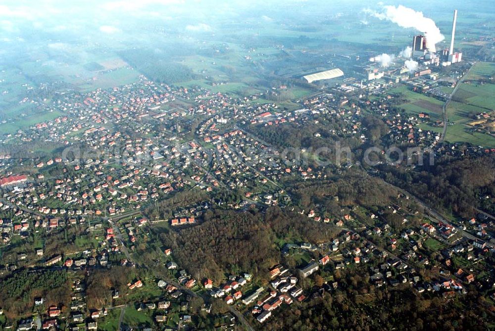 Aerial image Ibbenbüren - 09.12.2004 Ibbenbüren, Blick auf das Stadtzentrum Ibbenbüren.