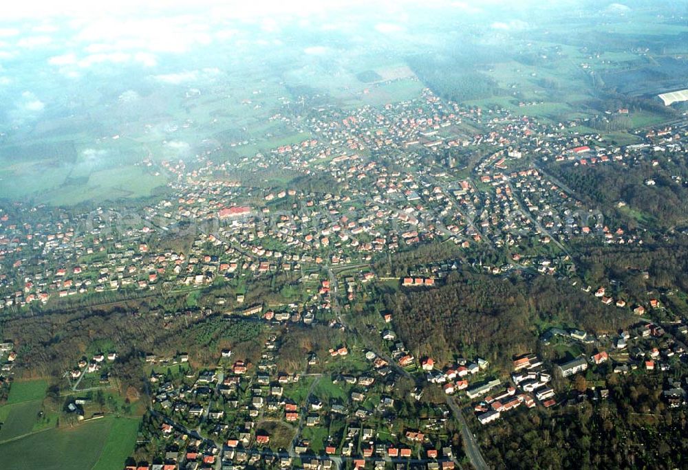 Ibbenbüren from the bird's eye view: 09.12.2004 Ibbenbüren, Blick auf das Stadtzentrum Ibbenbüren.