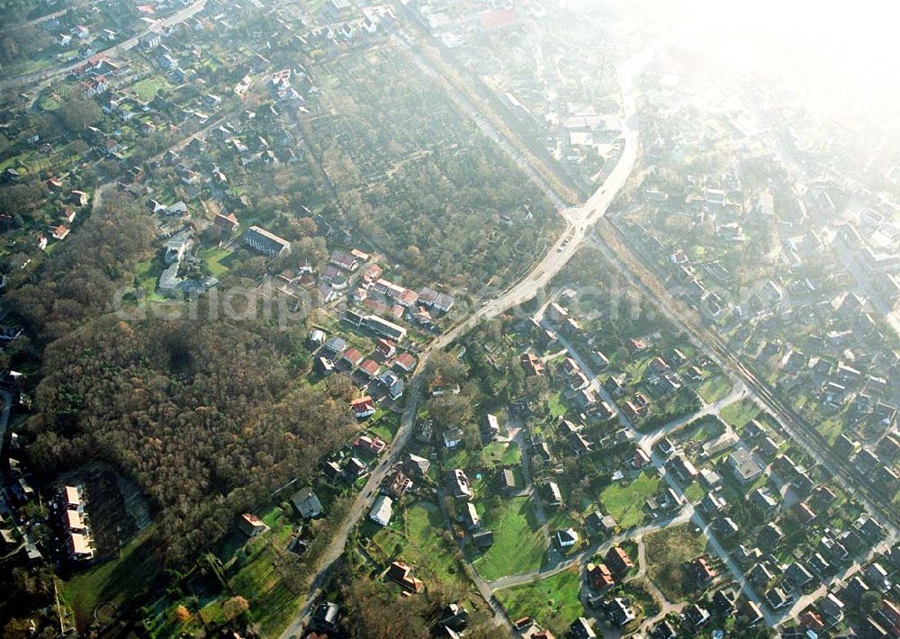 Ibbenbüren from above - 09.12.2004 Ibbenbüren, Blick auf das Stadtzentrum Ibbenbüren.