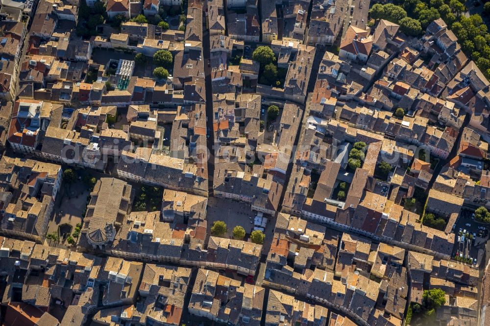 Aerial photograph Montélimar - City center and downtown Montelimar in the province of Rhone-Alpes in France