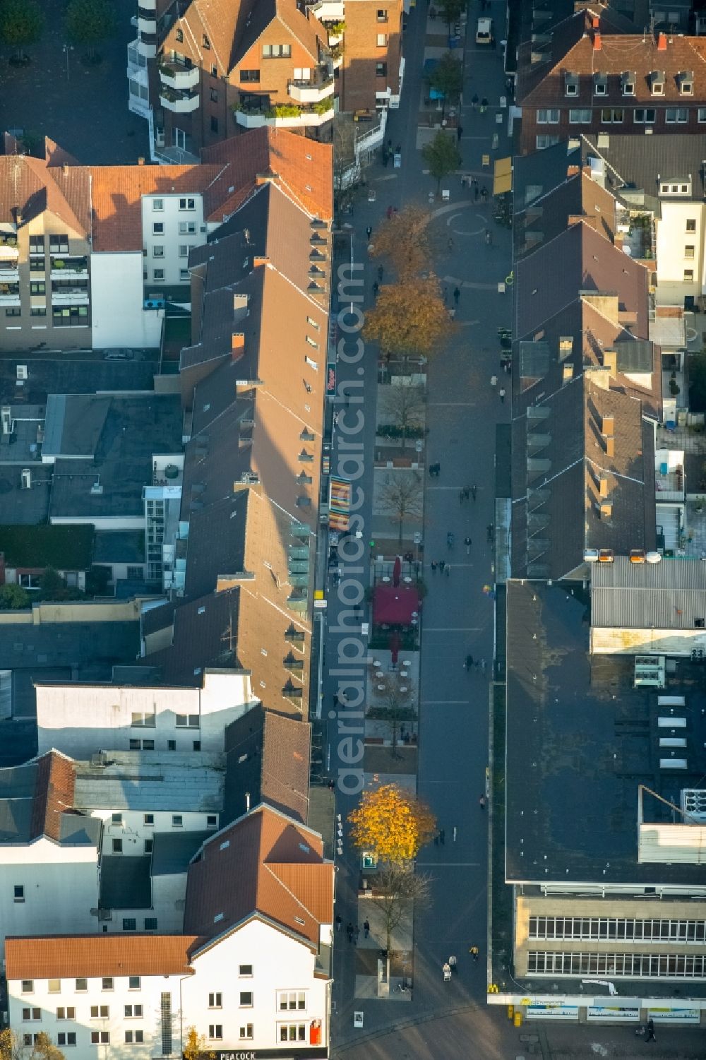 Aerial image Gladbeck - The city center in the downtown are Hochstrasse in Gladbeck in the state North Rhine-Westphalia